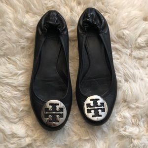 Tory Burch logo flats. 9